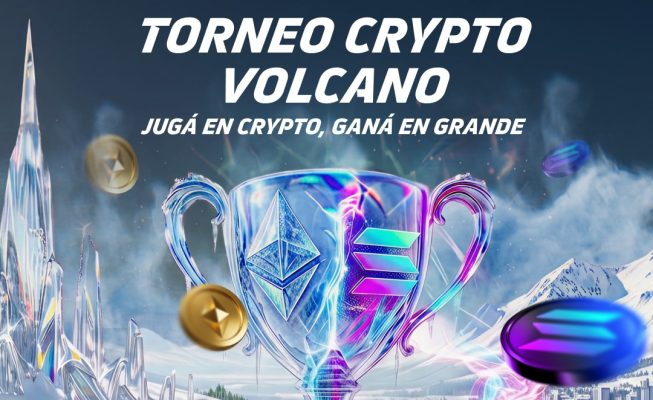 Torneo Crypto Volcano JugaBet: Jugá con Cripto y Reventá el Pozo de 50 Millones de Pesos